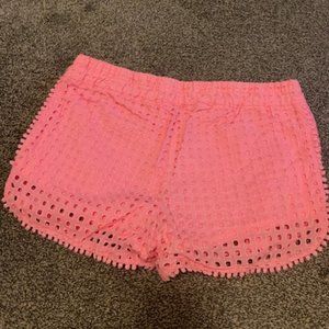 Cute Lilly Pulitzer for Target Pink Eyelet Shorts | Size S 🌸